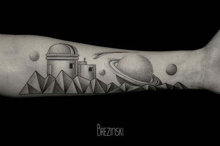Surreal Dotwork Tattoos By Ilya Brezinski