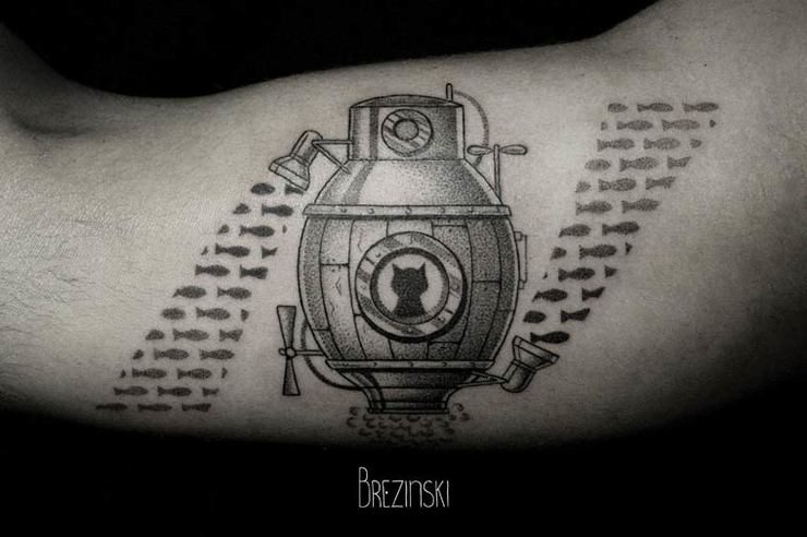 Surreal Dotwork Tattoos By Ilya Brezinski