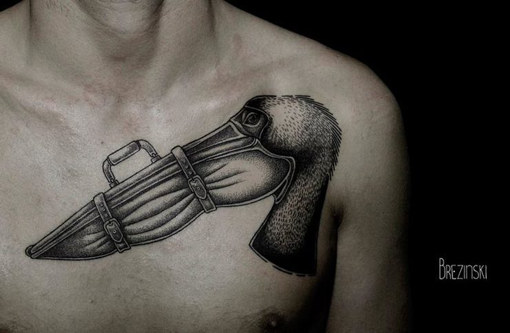 Surreal Dotwork Tattoos By Ilya Brezinski