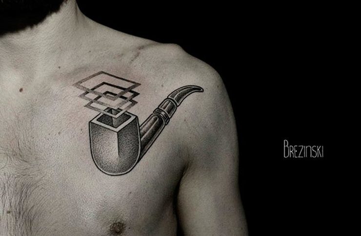 Surreal Dotwork Tattoos By Ilya Brezinski