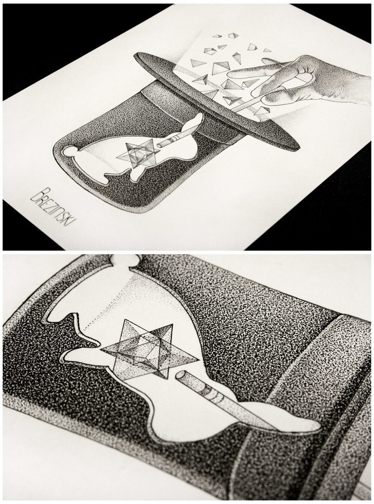 Surreal Dotwork Tattoos By Ilya Brezinski