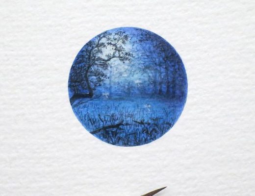 Adorable Watercolor Miniatures By WOODCASTLEs