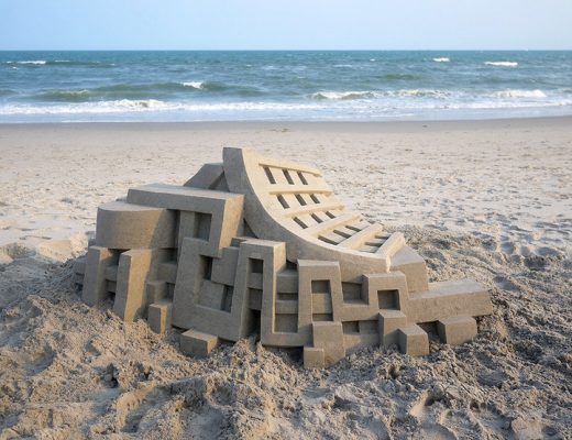 Amazing Geometric Sandcastles By Calvin Seibert
