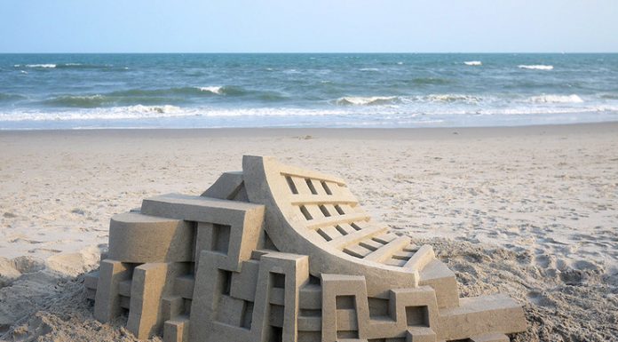 Amazing Geometric Sandcastles By Calvin Seibert