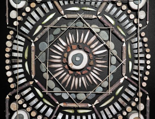 Mosaic Mandalas Made From Natural Elements by Matt W. Moore