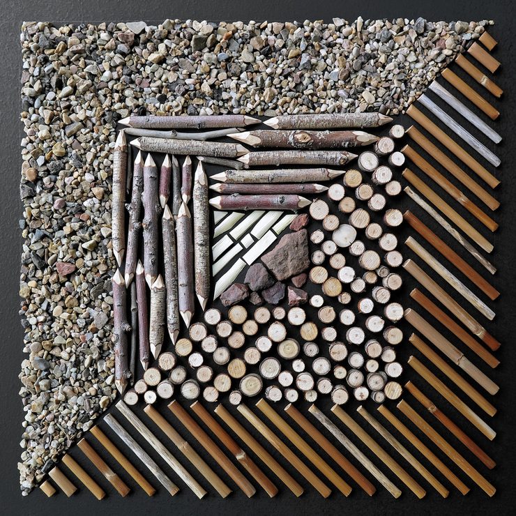 Mosaic Mandalas Made From Natural Elements by Matt W. Moore