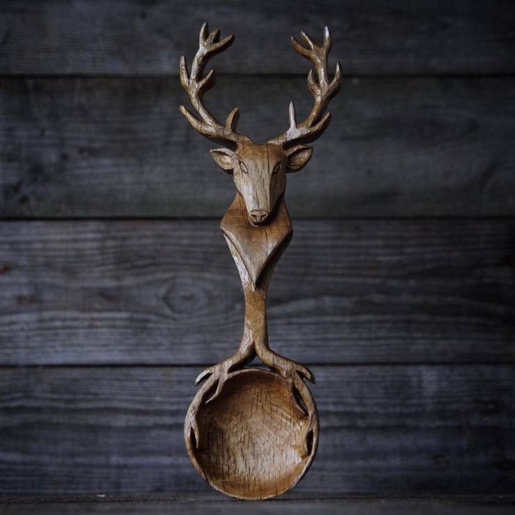 Nature Inspired Hand Carved Wooden Spoons By Giles Newman