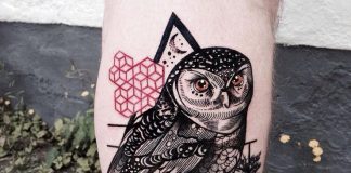 Stunning Animal Tattoos Blended With Geometric Shapes By Jessica Kinzer