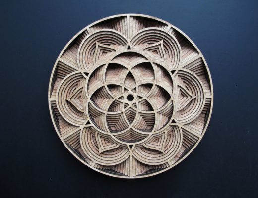 Amazing Laser Cut Wooden Mandalas By Gabriel Schama