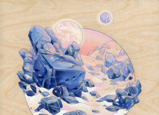 Fantastical Worlds Floating In Space Painted by Nicole Gustafsson