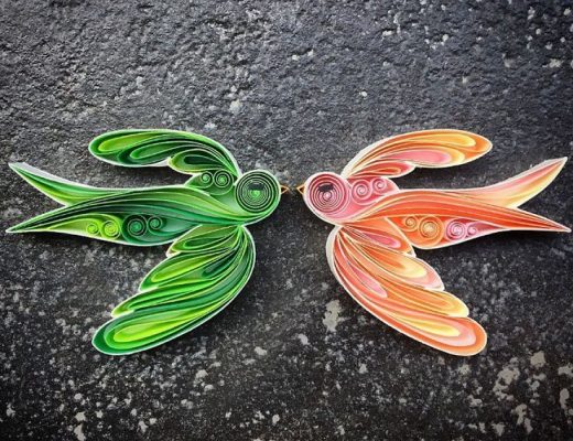 New Colorful Quilled Paper Creations By Sena Runa