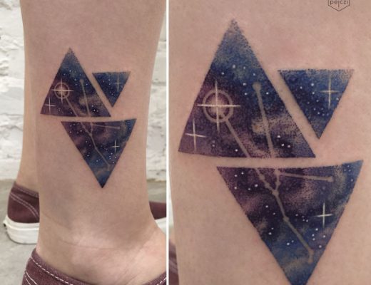 Gorgeous Galaxy-Inspired Tattoos By Ola Pelczarska