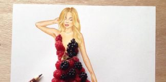 Edgar Artis Creates Stunning Fashion Illustrations Using Everyday Objects