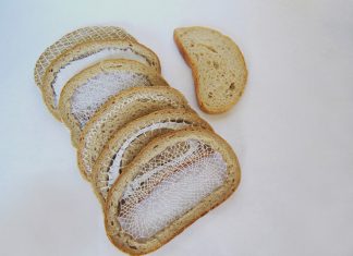 Terézia Krnáčová's Embroidered Bread Slices Combine Food With Textile Art