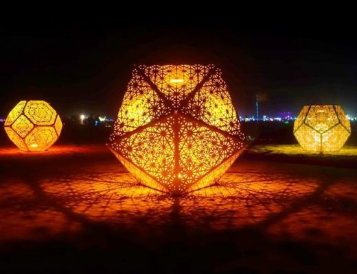 HYBYCOZO: Geometric Laser Cut Sculpture
