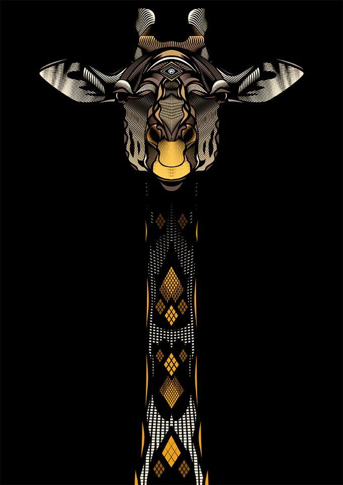Intricate Digital Animal Illustrations by Richard Field