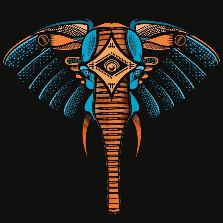 Intricate Digital Animal Illustrations by Richard Field