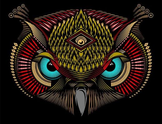 Intricate Digital Animal Illustrations by Richard Field