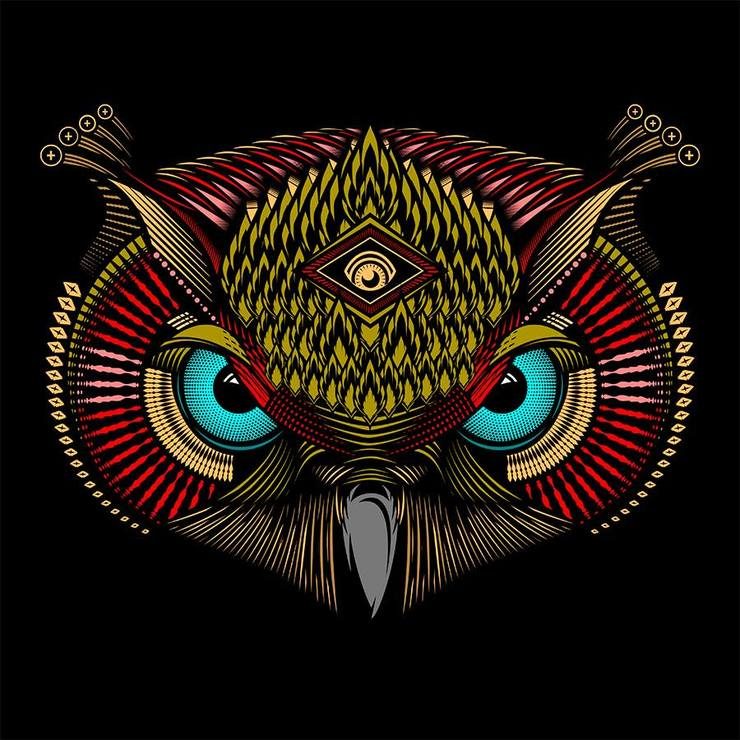 Intricate Digital Animal Illustrations by Richard Field
