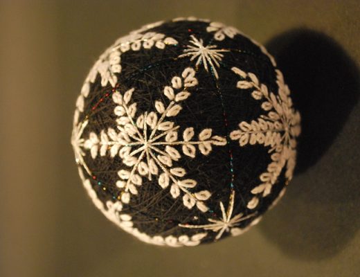 Temari Art Vibrant Embroidered Japanese Decorative Balls