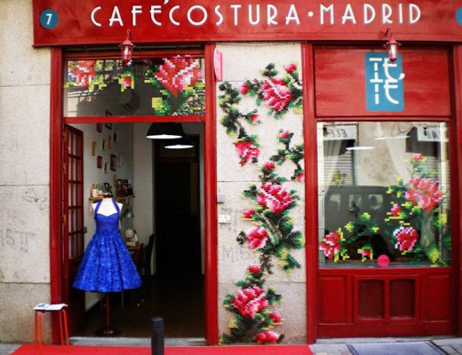 Vibrant Cross-Stitch Street Art Installations by Raquel Rodrigo