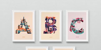 Wanderlust Alphabet Creative Typography Illustrations by Jack Daly