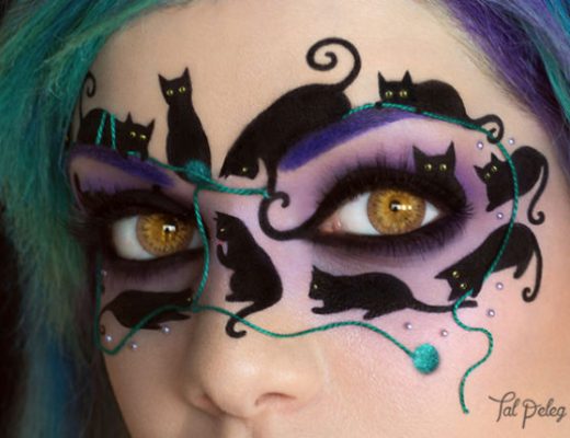 12 Inspiring Halloween Makeup Ideas by Tal Peleg