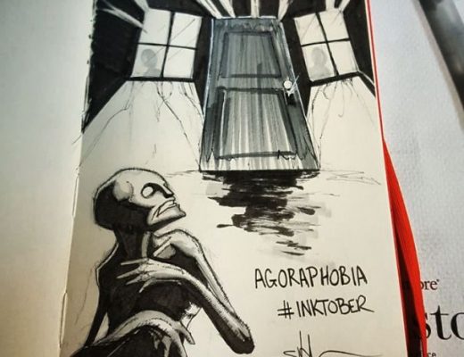 Artist Illustrates Mental Illness And Disorders For Inktober