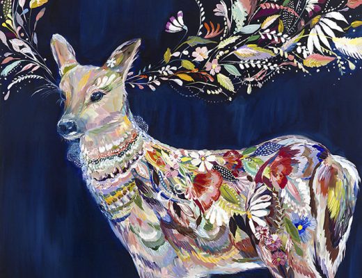 Colorful Animal Oil Paintings by Starla Michelle