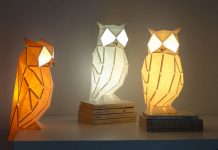 Cute Origami-Inspired Animal Lamps Made From Paper by OWL paperlamps