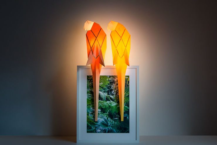 Cute Origami-Inspired Animal Lamps Made From Paper by OWL paperlamps