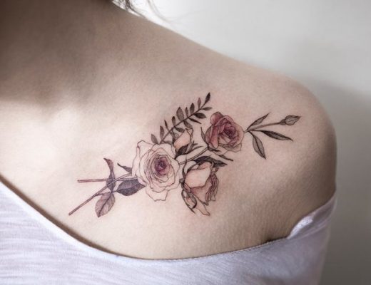 Delicate Nature Inspired Tattoos by Hongdam