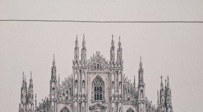 Extremely Detailed Architectural Illustrations by Lorenzo Concas
