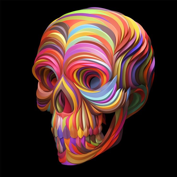 New 3D Digital Illustrations by Maxim Shkret