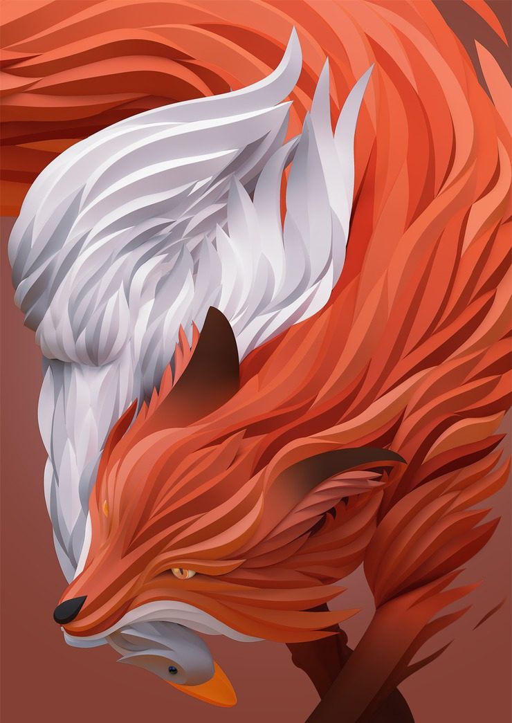 New 3D Digital Illustrations by Maxim Shkret