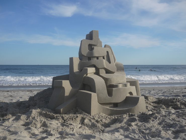 New Architectural Sandcastles by Calvin Seibert
