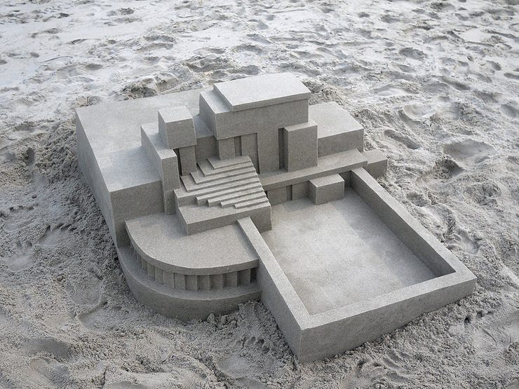 New Architectural Sandcastles by Calvin Seibert