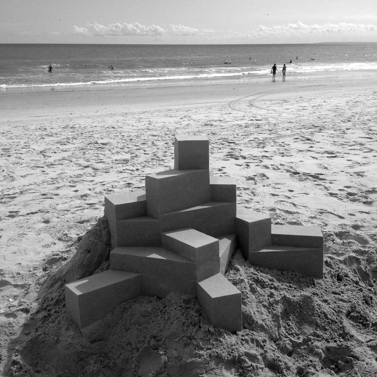 New Architectural Sandcastles by Calvin Seibert