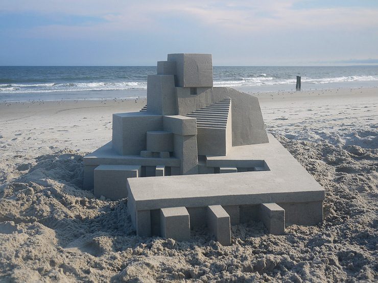 New Architectural Sandcastles by Calvin Seibert