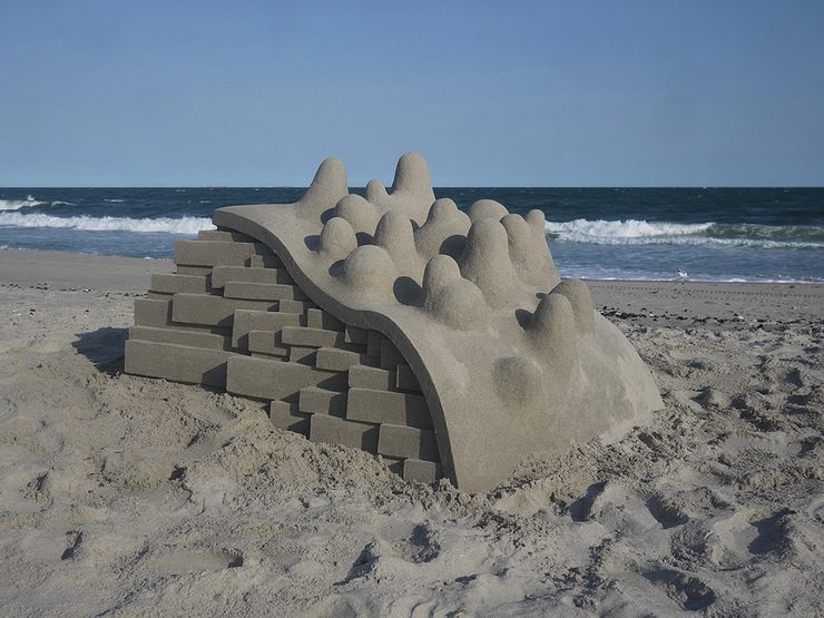 New Architectural Sandcastles by Calvin Seibert