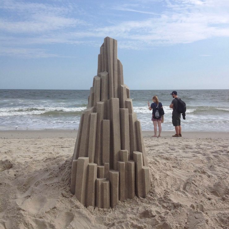 New Architectural Sandcastles by Calvin Seibert