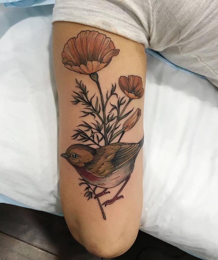 Beautiful Nature Inspired Tattoos by Sophia Baughan
