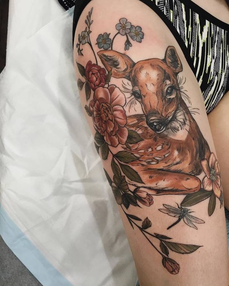 Beautiful Nature Inspired Tattoos by Sophia Baughan