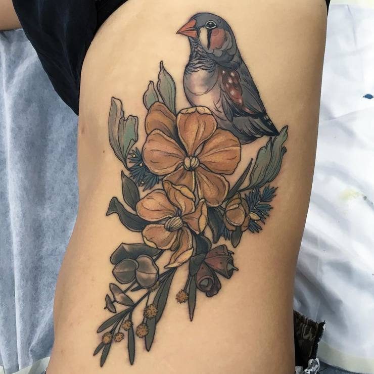 Beautiful Nature Inspired Tattoos by Sophia Baughan