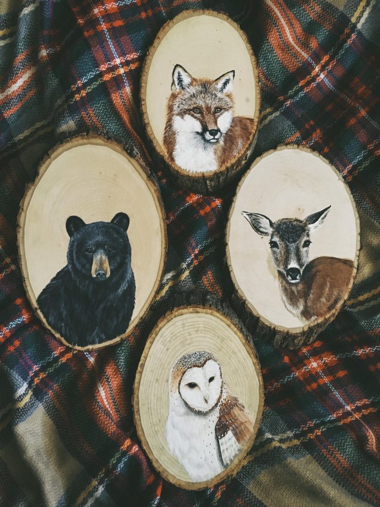 Beautiful Woodcut Portraits of Woodland Animals by Claudia D'Orso