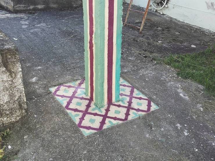 Colorful Geometric Patterns on the Floors Of Abandoned Buildings by Javier de Riba