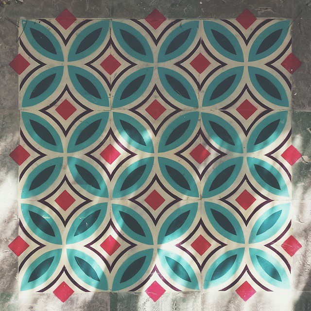 Colorful Geometric Patterns on the Floors Of Abandoned Buildings by Javier de Riba