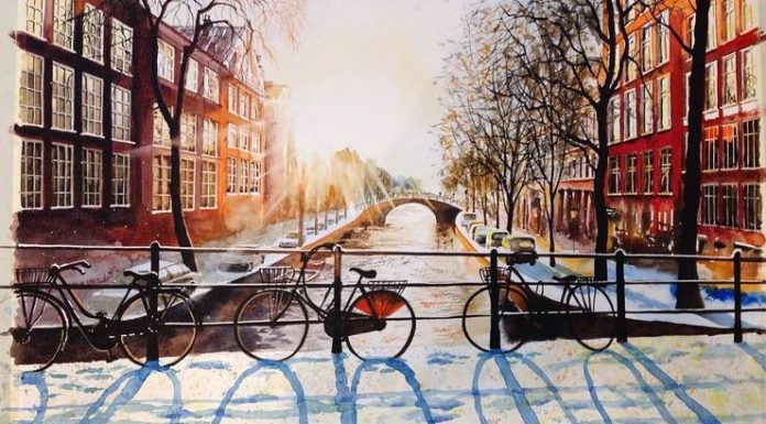 European Cityscape Watercolor Paintings by Igor Dubovoy