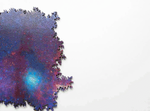 This Galaxy Puzzle Can Be Assembled To Endless