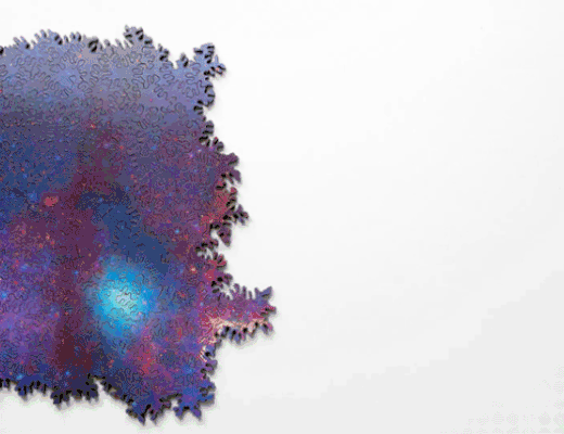 This Galaxy Puzzle Can Be Assembled To Endless